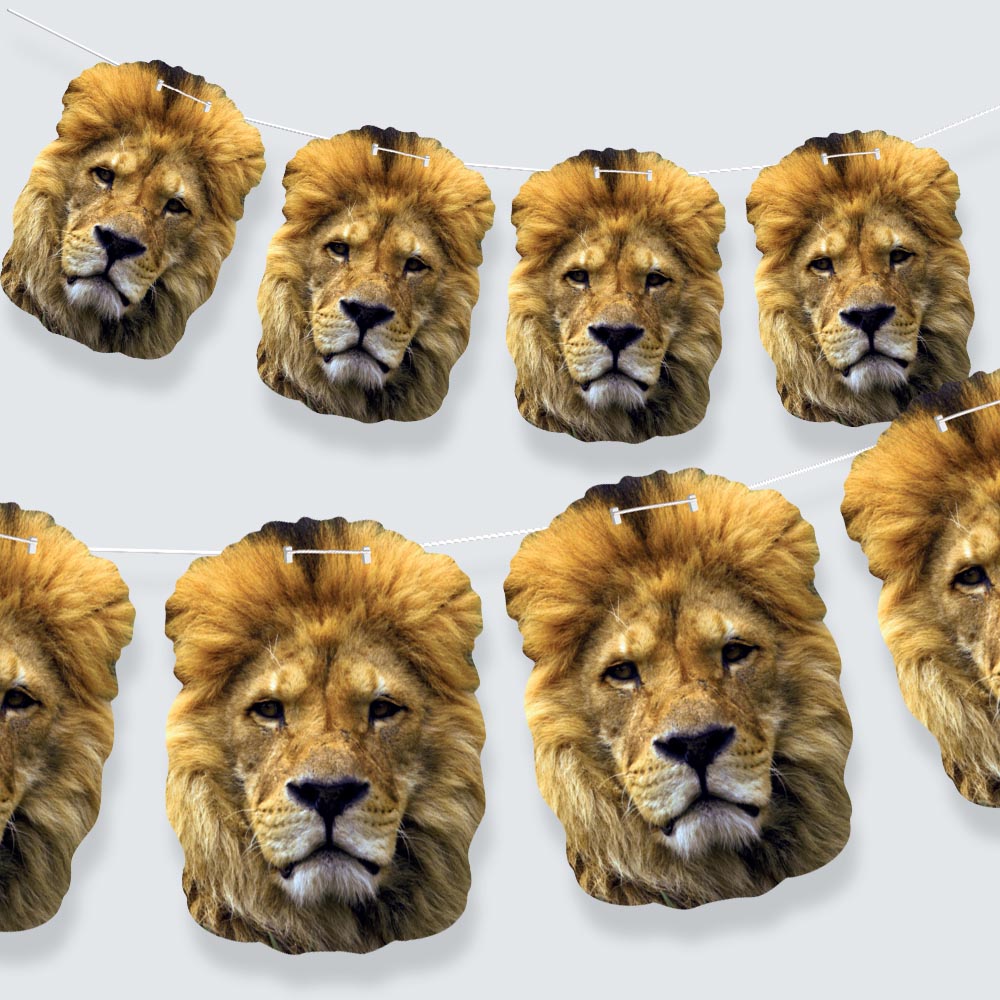 Lion Face Bunting