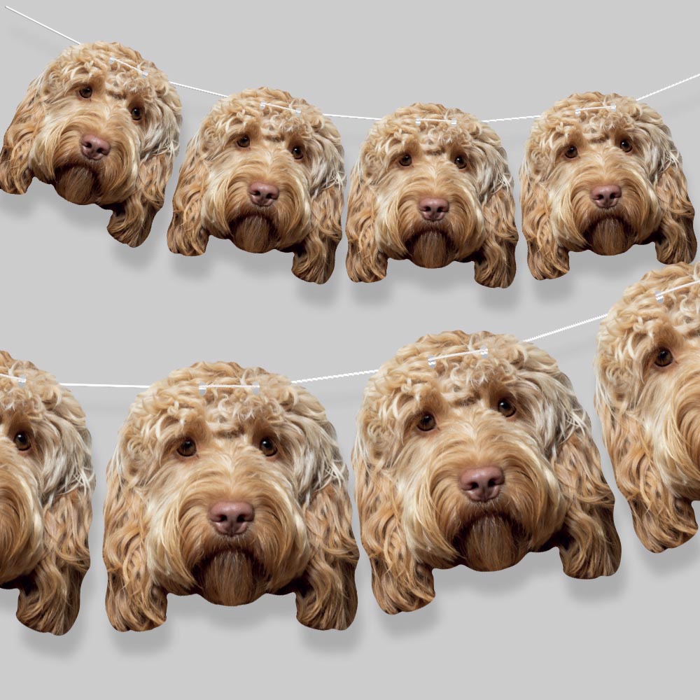 Cockapoo Face Bunting
