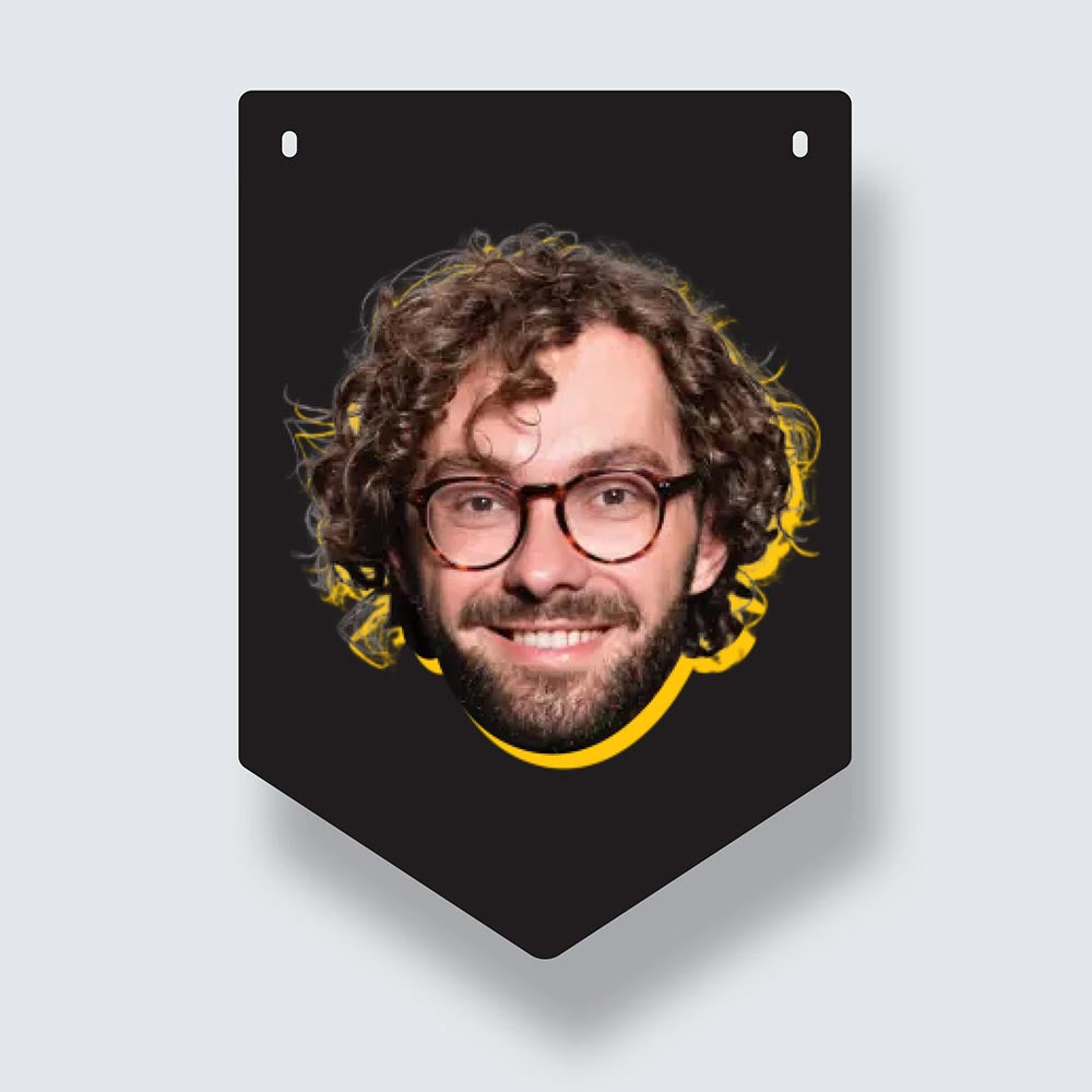 Personalised Birthday Face and Age Bunting