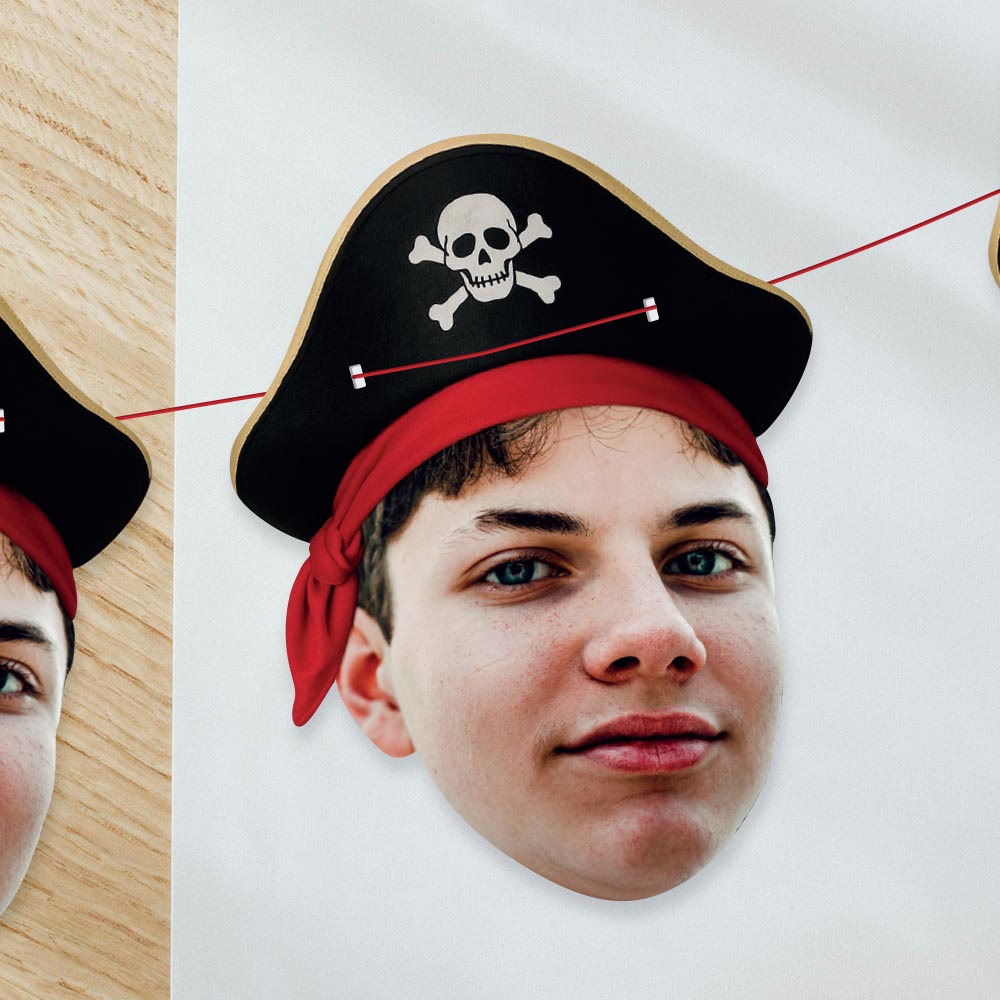 Pirate Hat Face Bunting