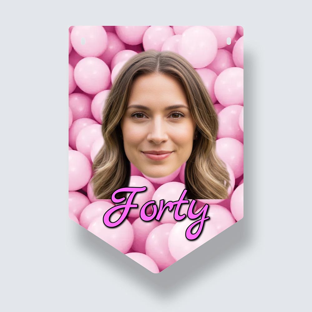Personalised Birthday Face Balloon themed Bunting