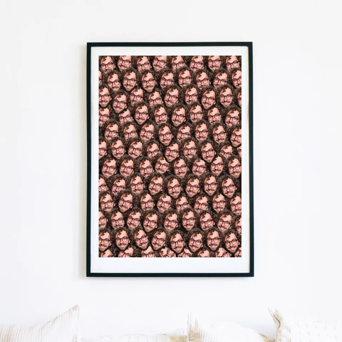 Personalised Faces Poster Art Print