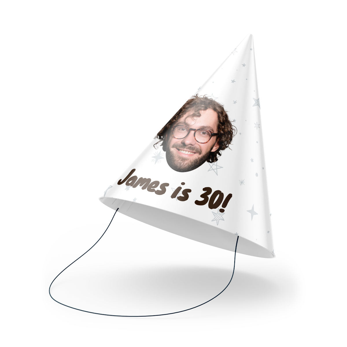 Photo Face with Message Party Hats