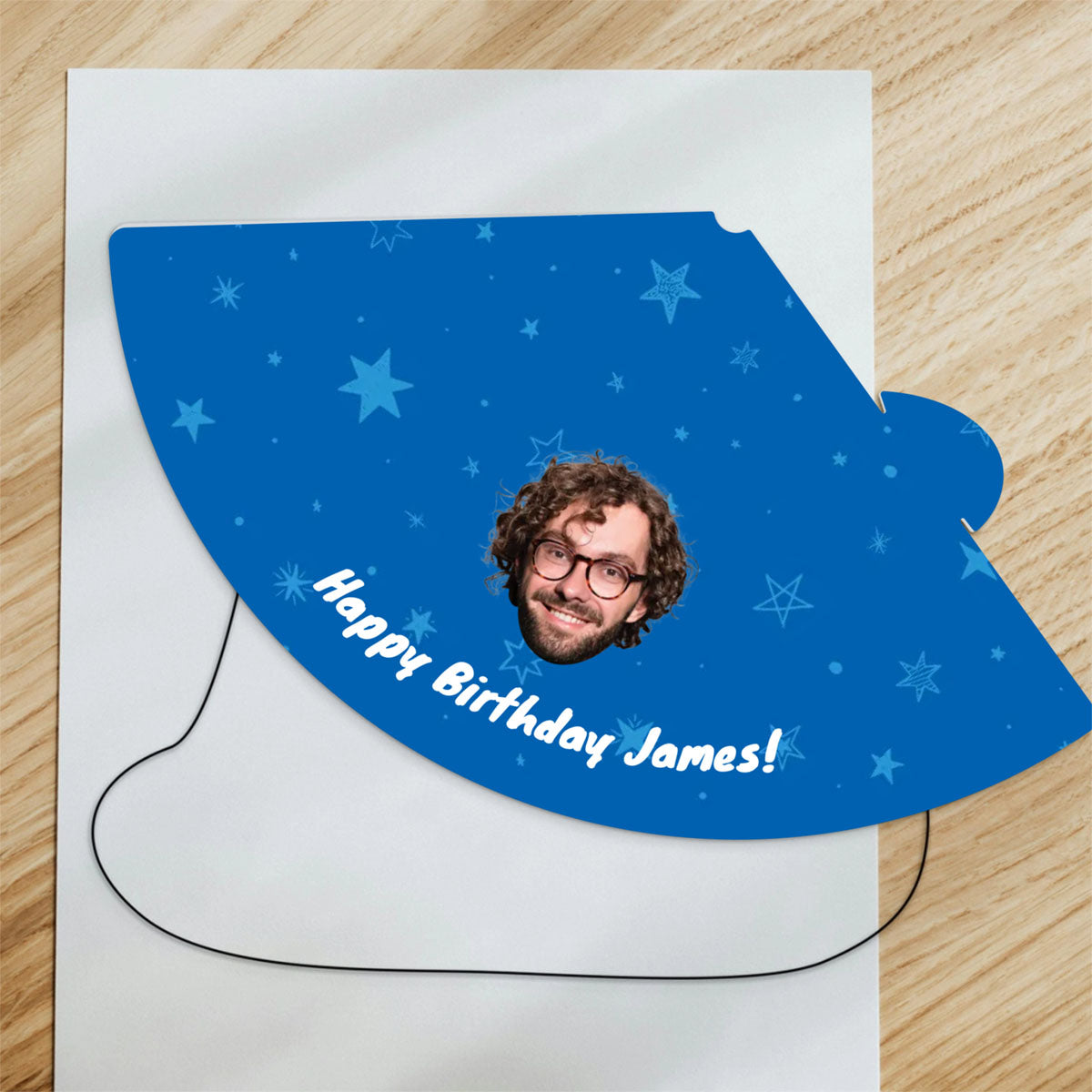 Photo Face with Message Party Hats