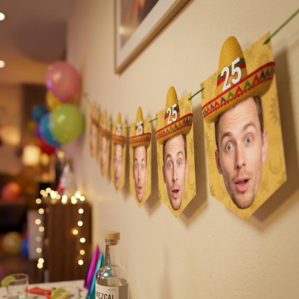 Personalised Mexican Sombrero Bunting