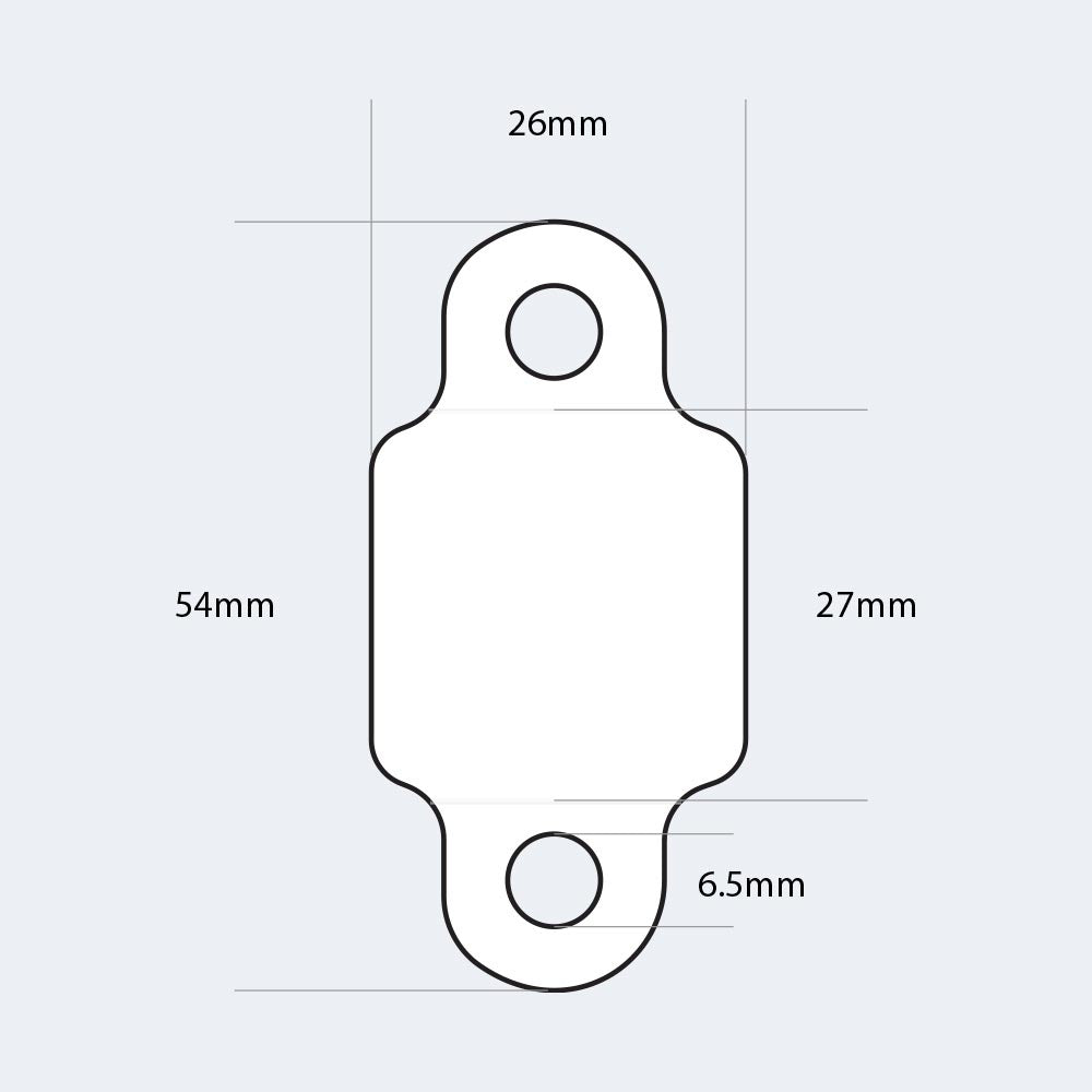 Custom Printed Logo Straw Toppers 24 pack