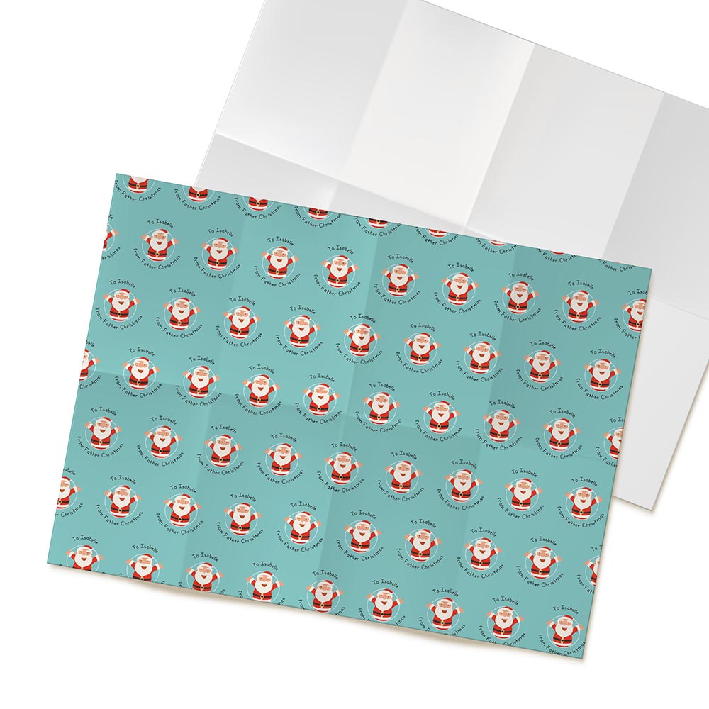 custom-name-christmas-wrapping-paper
