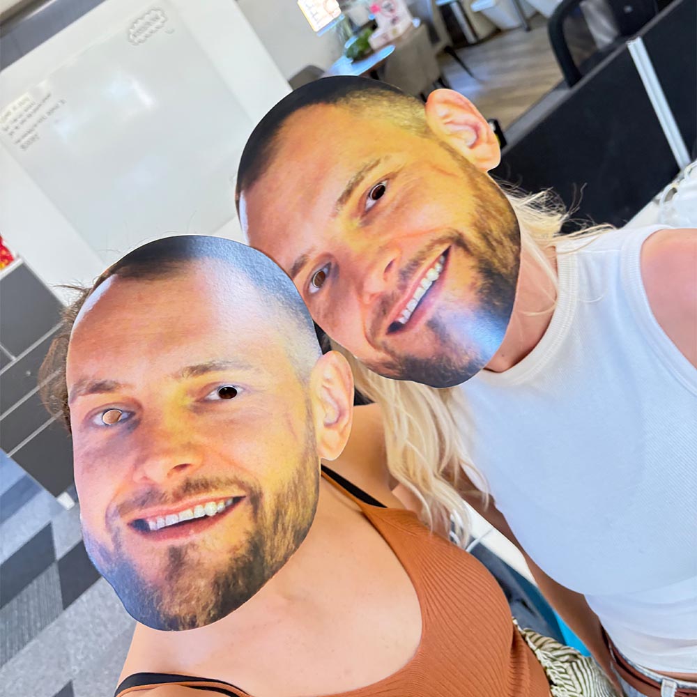 Stag Do / Stag Party Personalised Face Masks with elastic