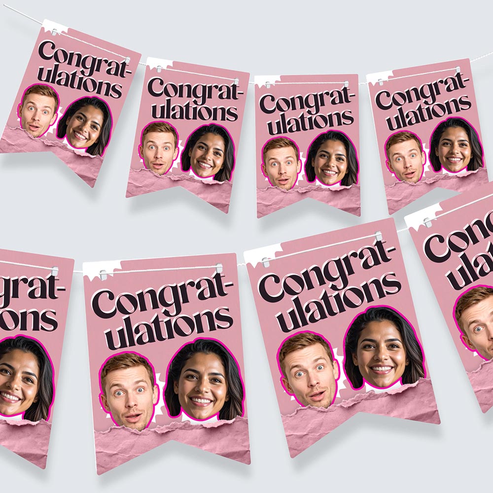 Congratulations Couple Bunting