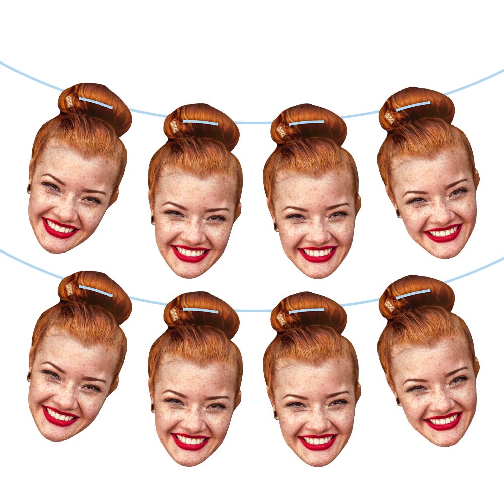 Personalised Face Garland