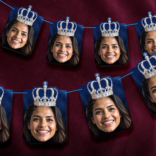 Queen Personalised Face Bunting
