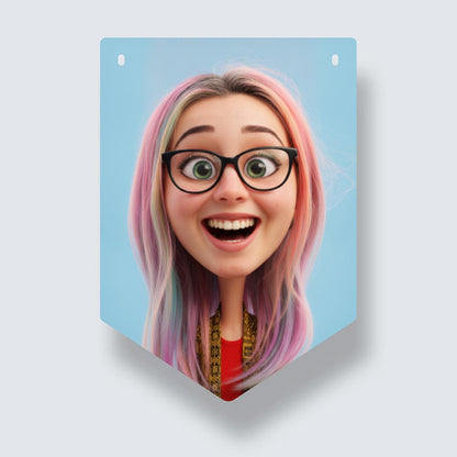 Create your Fun Caricature Portrait Birthday Bunting