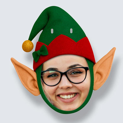 Christmas Elf Hat Face Bunting