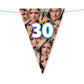 Personalised Birthday Faces Triangle Bunting