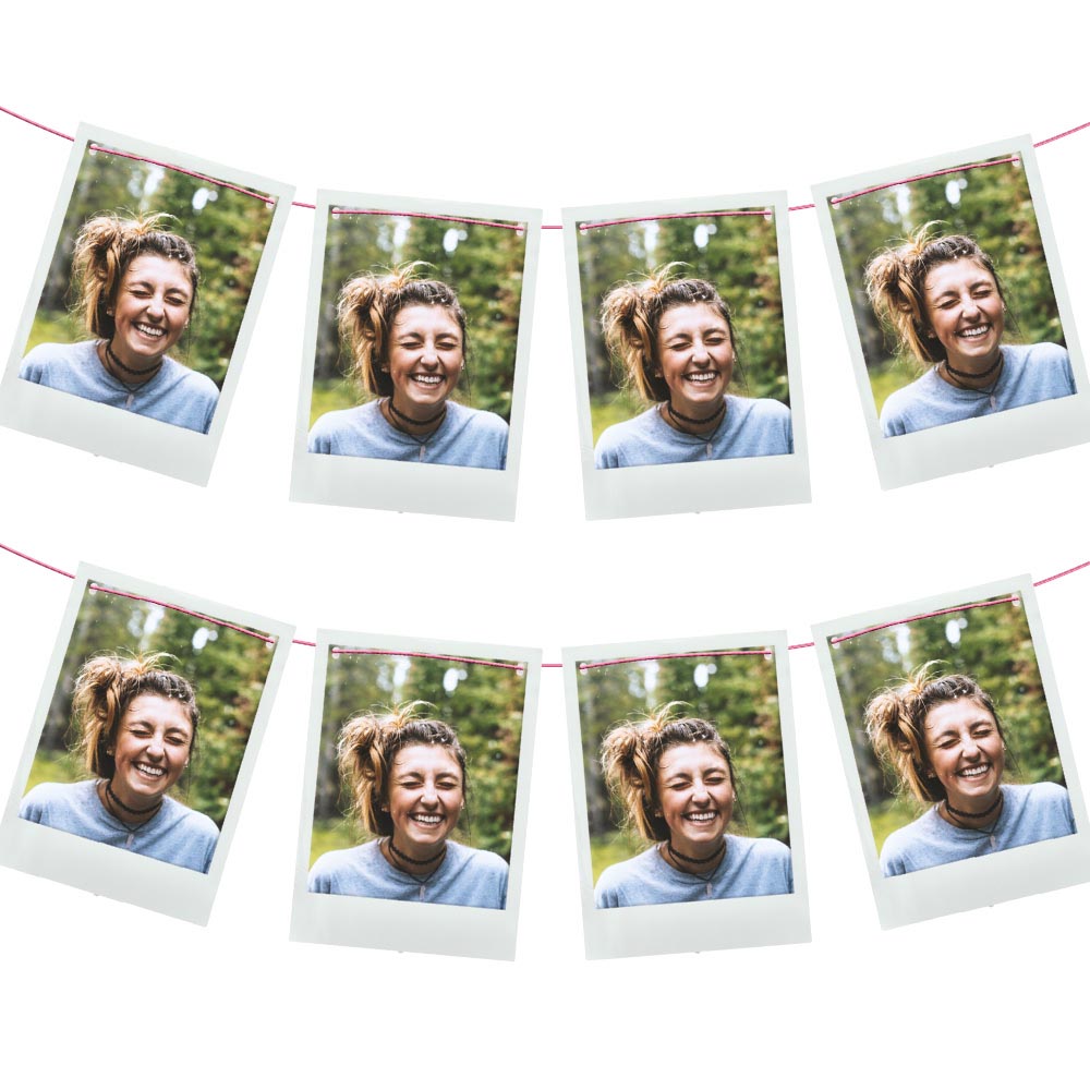 Instant Photo Style Photo Bunting