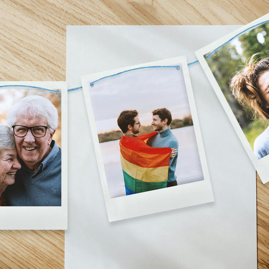 Instant Photo Style Photo Bunting