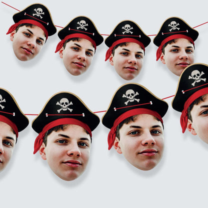 Pirate Hat Face Bunting