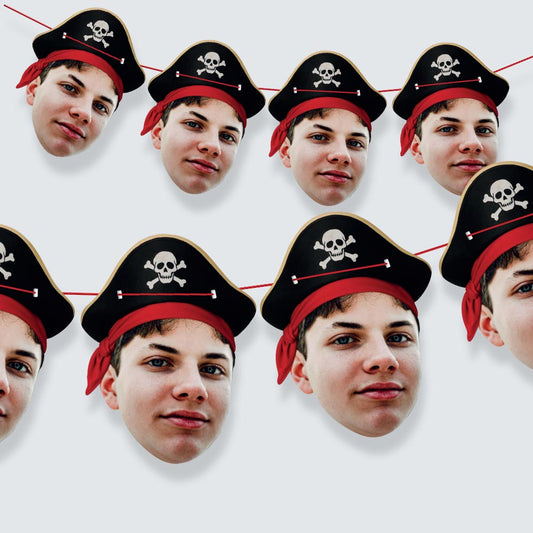 Pirate Hat Face Bunting