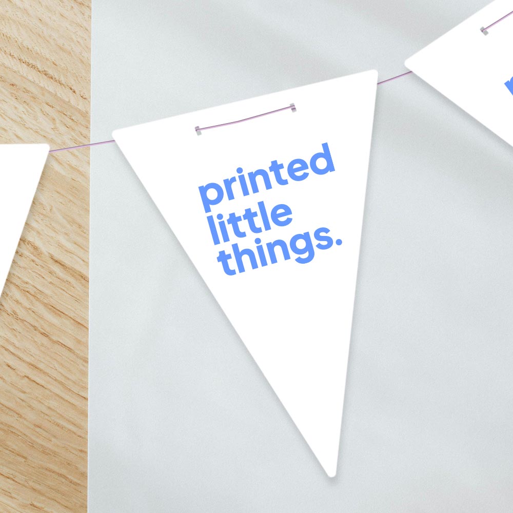 Custom XL Multiple Design Logo Bunting