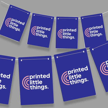 Branded Custom Rectangle Logo Bunting