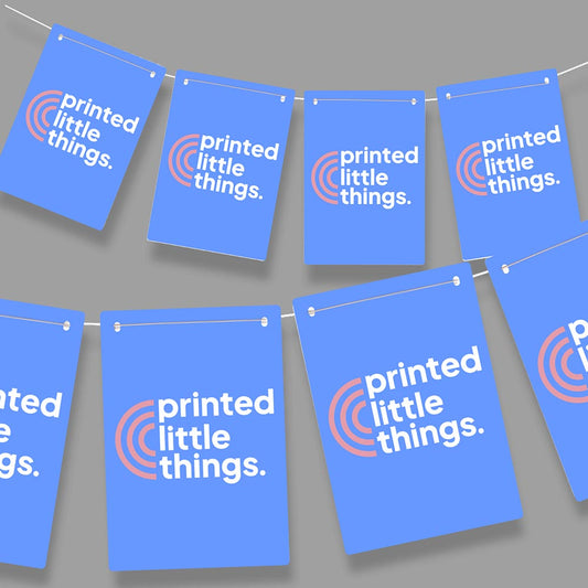 Branded Custom Rectangle Logo Bunting