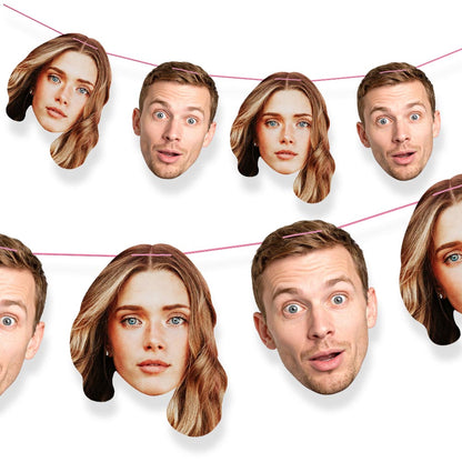 Custom Two Faces Bunting