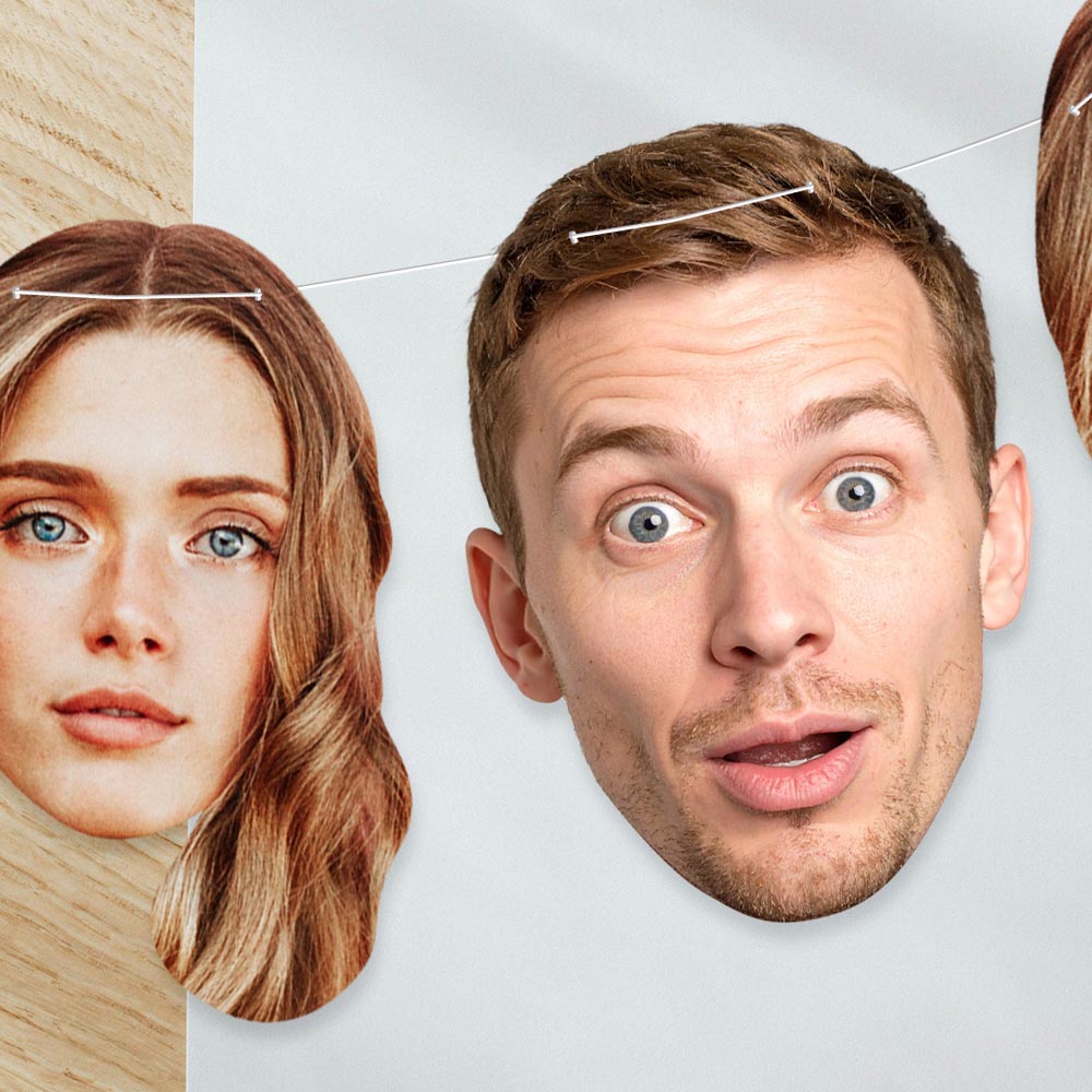 Custom Two Faces Bunting