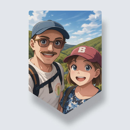 Personalised Japanese Anime Style AI Photo Bunting