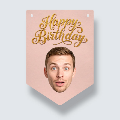 Personalised Face Birthday Bunting