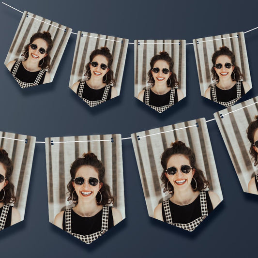 Personalised Photo Bunting Chevrons