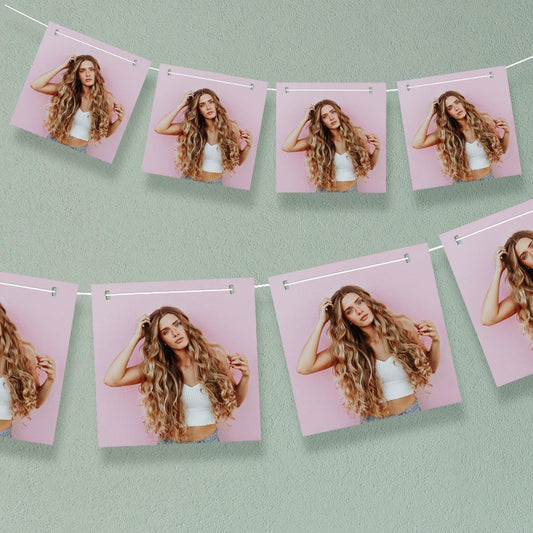 Personalised Photo Bunting Squares