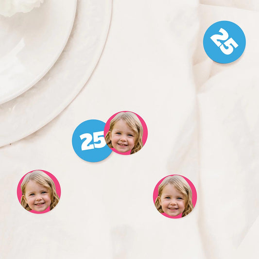 Personalised Colourful Face Confetti