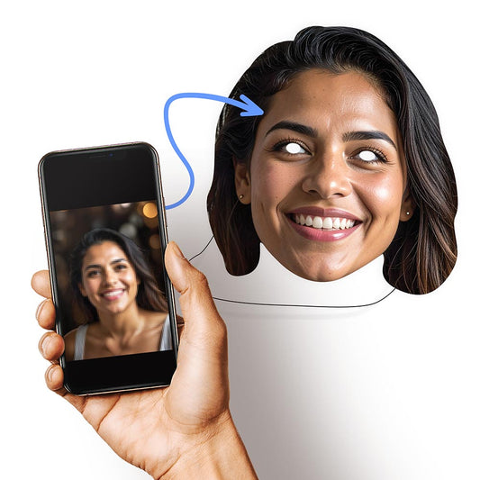 Personalised Photo Masks with image enhancement - NEW