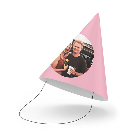 Personalised Coloured Photo Party Hats