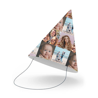 Personalised Photo Tile Party Hats