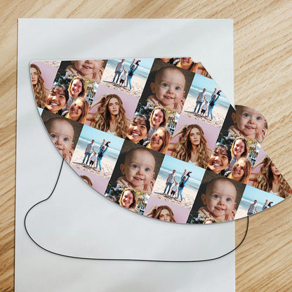 Personalised Photo Tile Party Hats