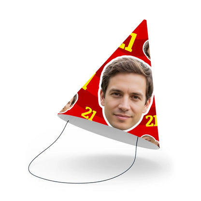Custom Colour Sports Team themed Birthday Party Hats