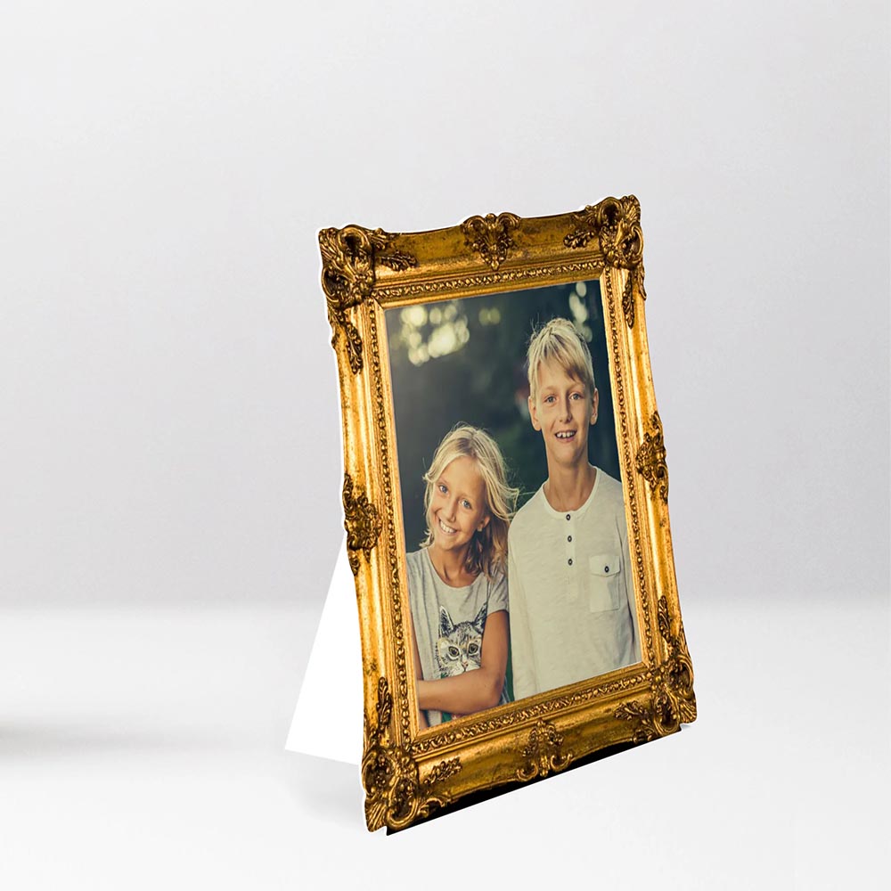 Antique Gilt Frame Style Cardboard Photo Personalised Cut Out