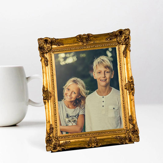 Antique Gilt Frame Style Cardboard Photo Personalised Cut Out