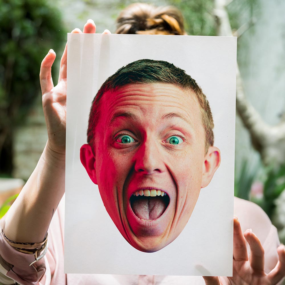 Giant Face Personalised A3 Photographic Poster