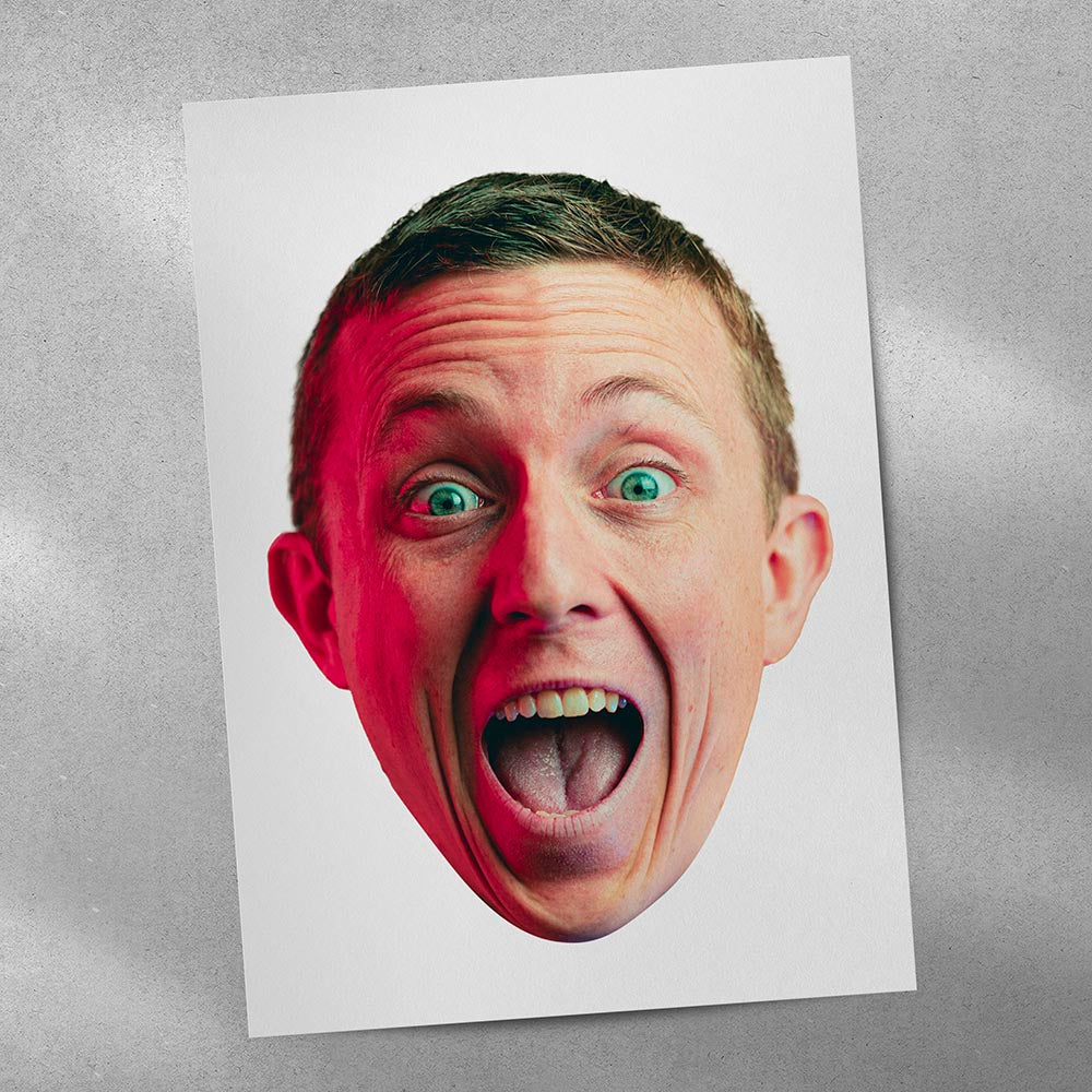 Giant Face Personalised Photographic Poster