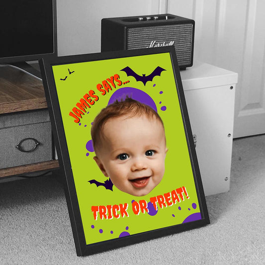 Personalised Trick or Treat Poster
