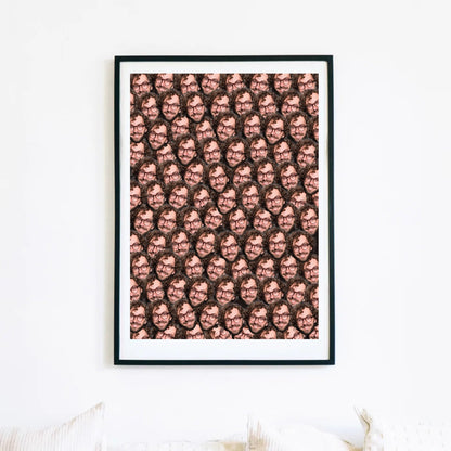 Personalised Faces Poster Art Print