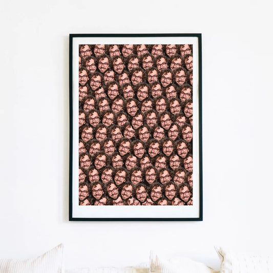 Personalised Faces Poster Art Print