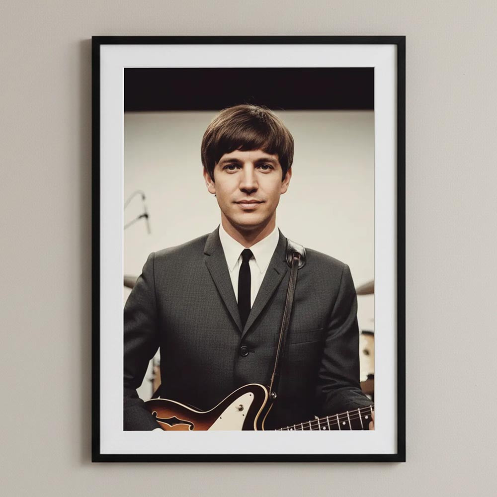 Personalised Swinging 60s Style Man Poster Art Print