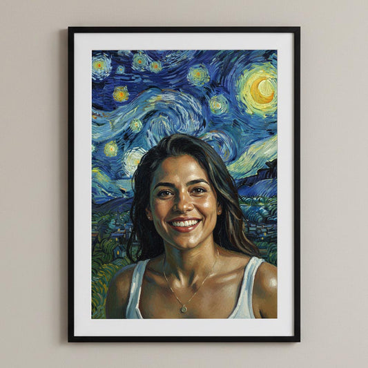 Impressionist Painting Masterpiece Style Portrait Poster Art Print