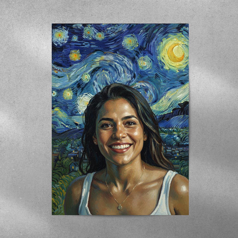 Impressionist Painting Masterpiece Style Portrait Poster Art Print