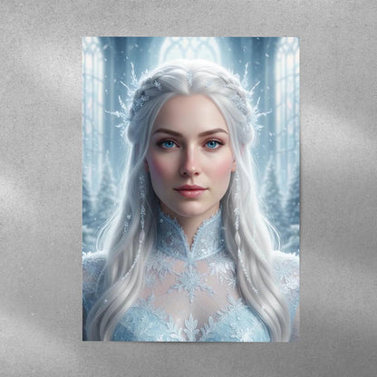 Personalised Ice Queen Poster Art Print