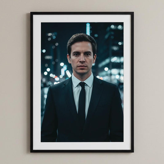 Personalised Secret Agent Poster Art Print