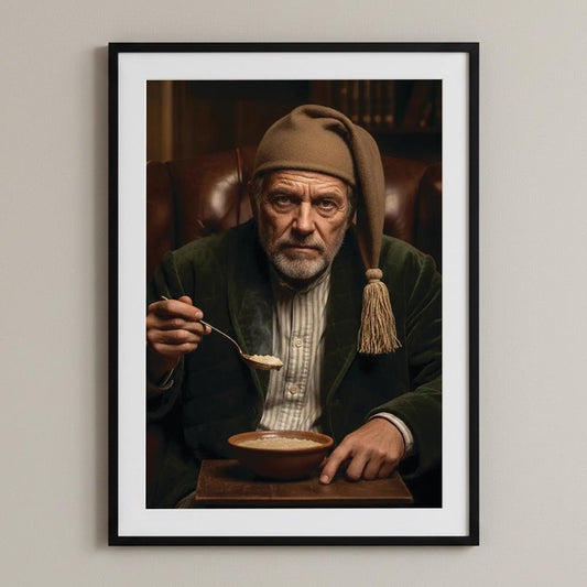 Personalised Scrooge Poster Art Print